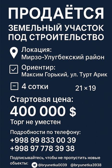 Никитина, Максим Горький земельный участок 4-сотки