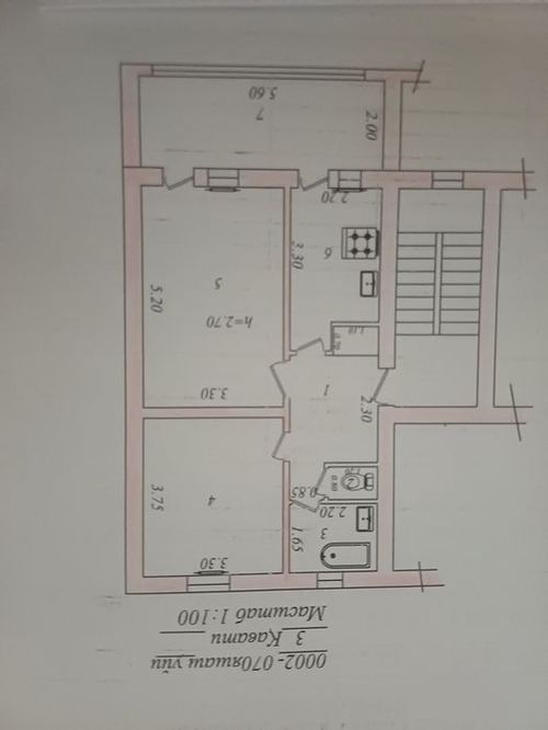 2-комнатная квартира, 60 м²