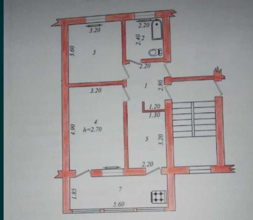 2-room apartment, 56 m², Kibray, for sale