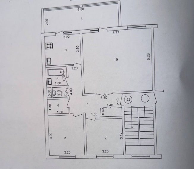 4-room apartment, 92 m², Tashkent, Mirabad District, for sale