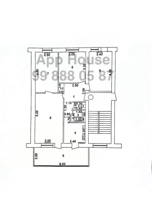 4-room apartment, 80 m², Tashkent, Mirabad District, for sale