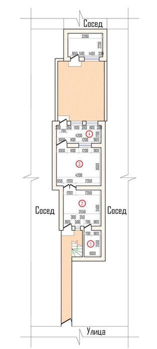 6-xonali uy, 1.2 m²