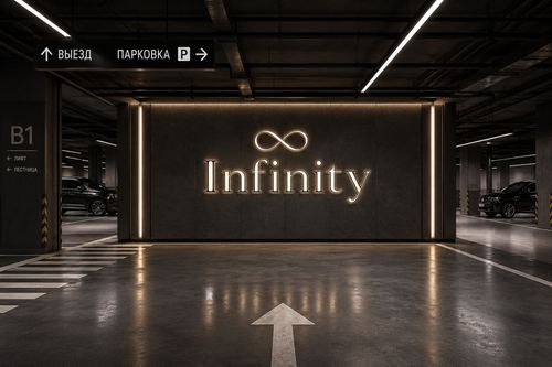 Сдаётся в аренду парковочное место в подземном паркинге ЖК infinity.