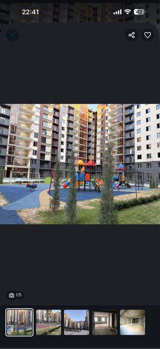 1-room apartment, 39 m²