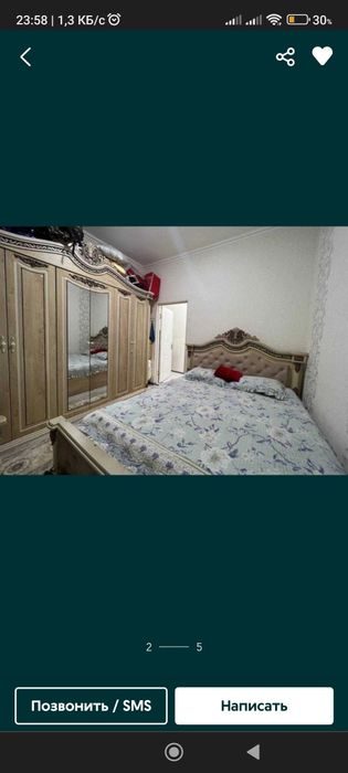 3-room house part, 50 m², Tashkent, Bektemir District, for sale