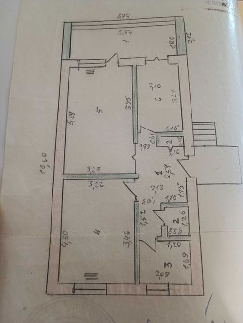 2-комнатная квартира, 62.87 м²