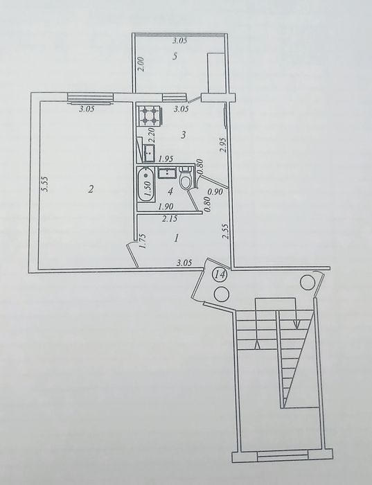 1-room house, 40 m², Tashkent, Bektemir District, for sale