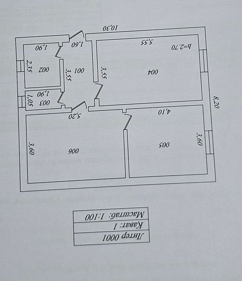 3-room dacha, 34 m²