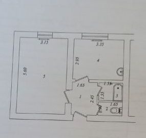 1-xonali kvartira, 35 m², Toshkent, Sergeli tumani, sotuvga