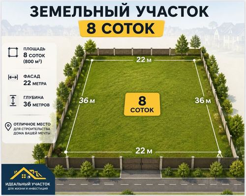 Продаётся земельный участок на Сергели