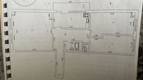 3-room apartment, 114 m²
