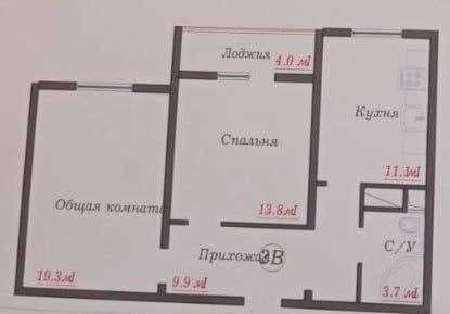 2-room apartment, 62 m², Нурафшан (Тойтепа), for sale