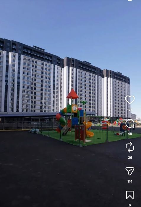 2-room apartment, 45.6 m²