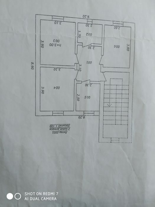 3-room apartment, 57 m², Нурафшан (Тойтепа), for sale