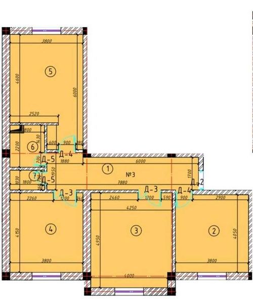 3-room apartment, 93 m²