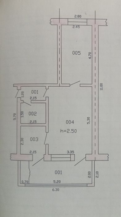 2-xonali uy, 64 m², Нурафшан (Тойтепа), sotuvga