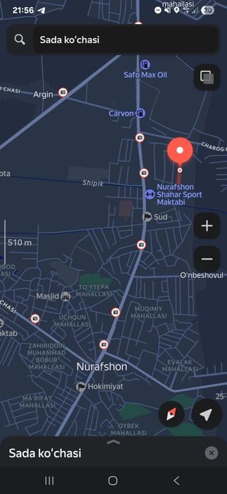 Toshkent viloyati Nurafshon shahari , sada mahallasi