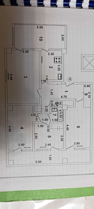 4-room apartment, 92 m², Tashkent, Uchtepa District, for sale