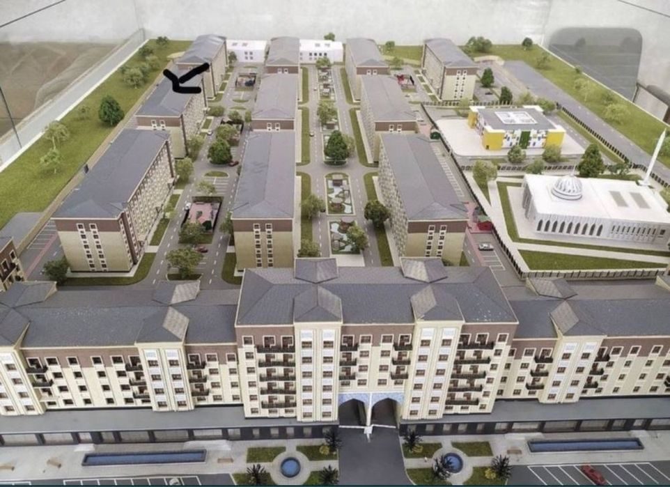 2-room apartment, 50.5 m², Tashkent, Uchtepa District, for sale