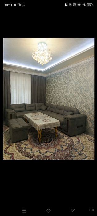 3-xonali kvartira, 75 m²