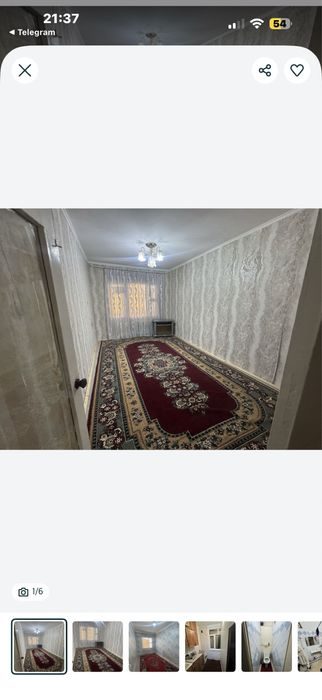 2-room apartment, 40 m², Tashkent, Uchtepa District, for rent