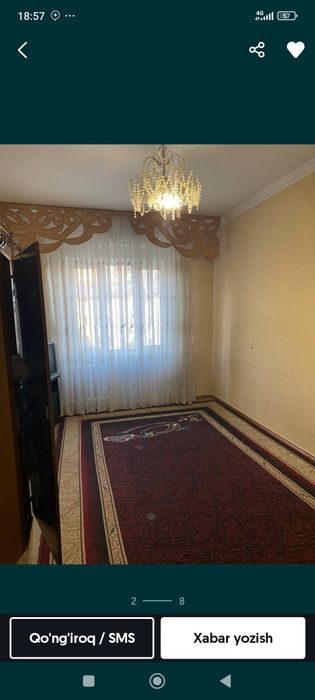 4-room apartment, 78 m², Tashkent, Uchtepa District, for sale