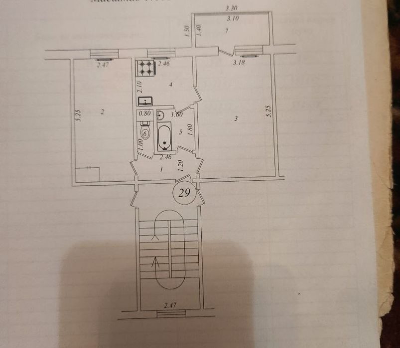 2-room apartment, 50 m², Tashkent, Uchtepa District, for sale