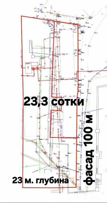 Участок 23 сот земли Чиланзар-15 Нежилой Кадастр