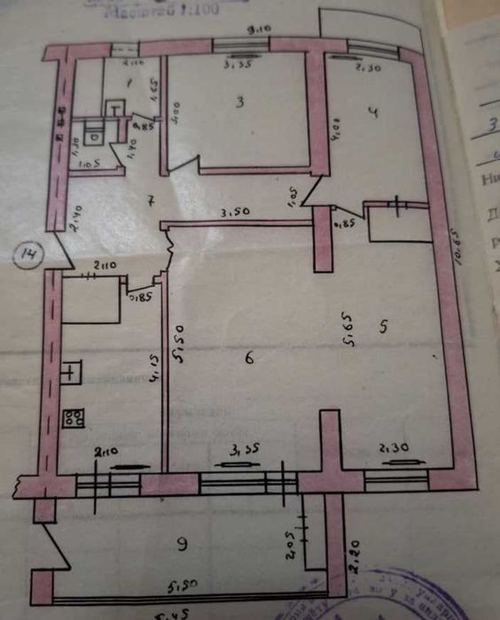 4-room apartment, 85 m²