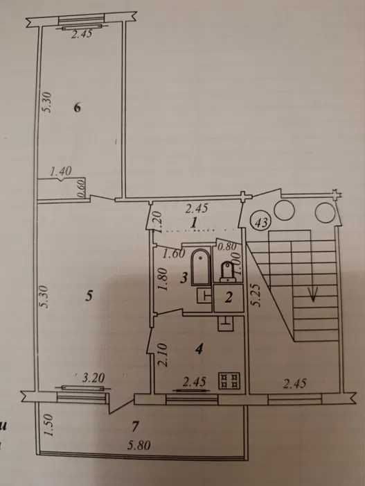 2-room apartment, 52 m², Tashkent, Yashnabad District, for sale