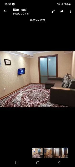 2-room apartment, 58 m², Tashkent, Yashnabad District, for rent