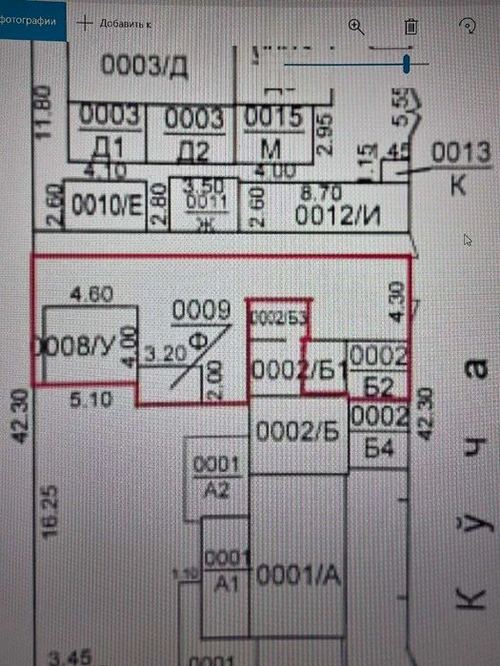 2-комнатная часть дома, 40 м²