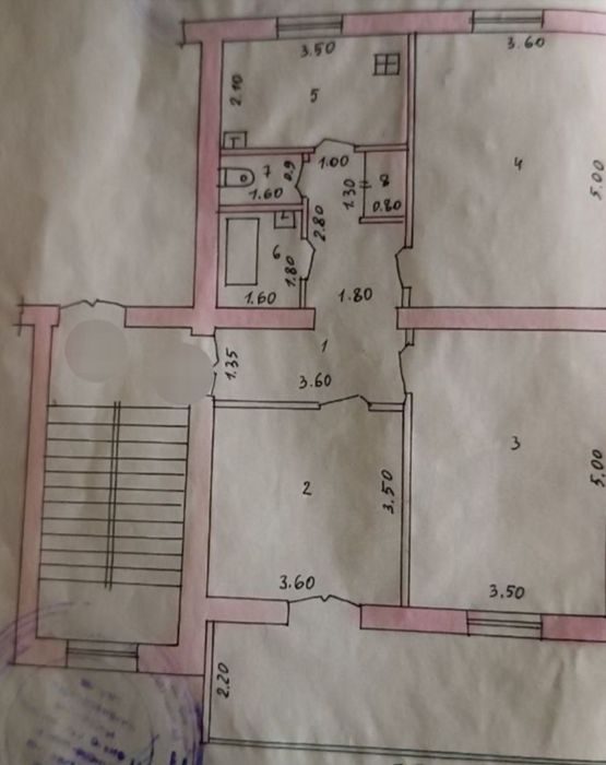 3-room apartment, 80 m², Tashkent, Chilanzar District, for sale