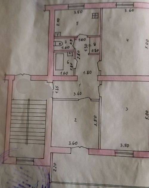 3-room apartment, 80 m²