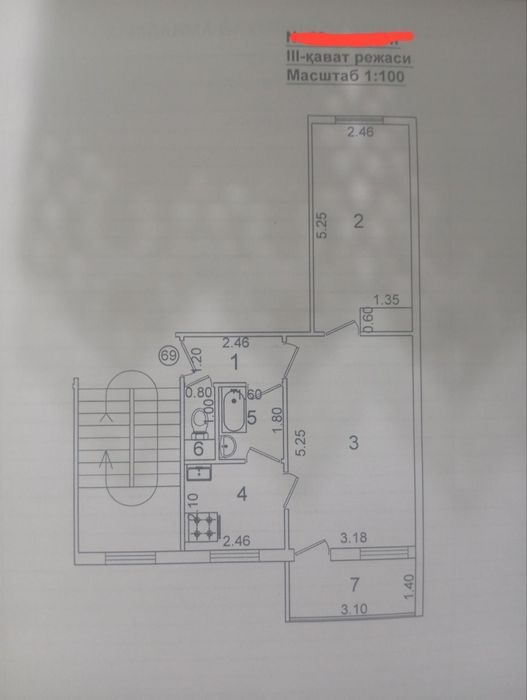 2-room apartment, 47 m², Tashkent, Chilanzar District, for sale