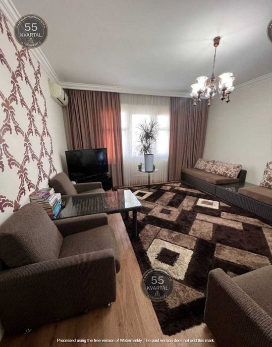 4-room apartment, 96 m², Tashkent, Chilanzar District, for sale