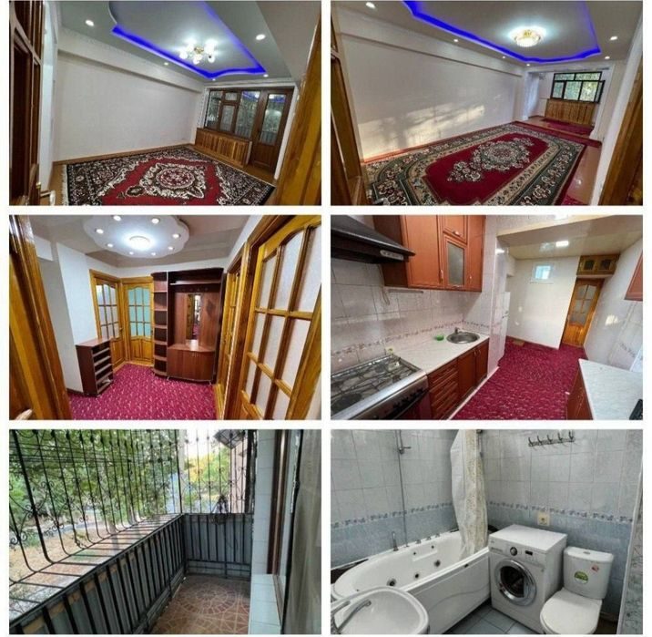 4-комнатная квартира, 84 м², Ташкент, Чиланзарский район, в аренду