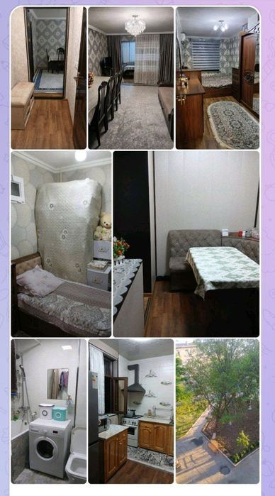 2-xonali kvartira, 52 m²