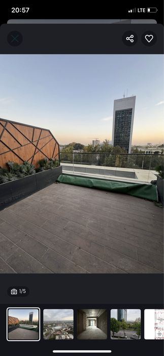 2-xonali kvartira, 55 m²