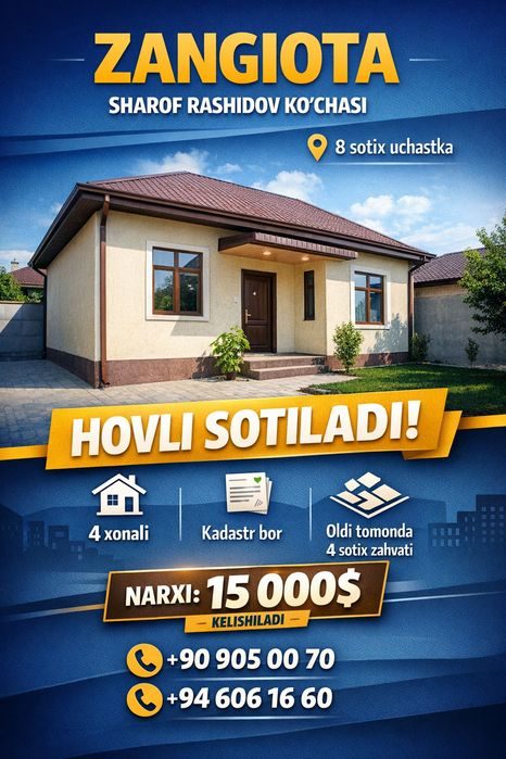 4-room house, 800 m², Tashkent, Shaykhantakhur District, for sale