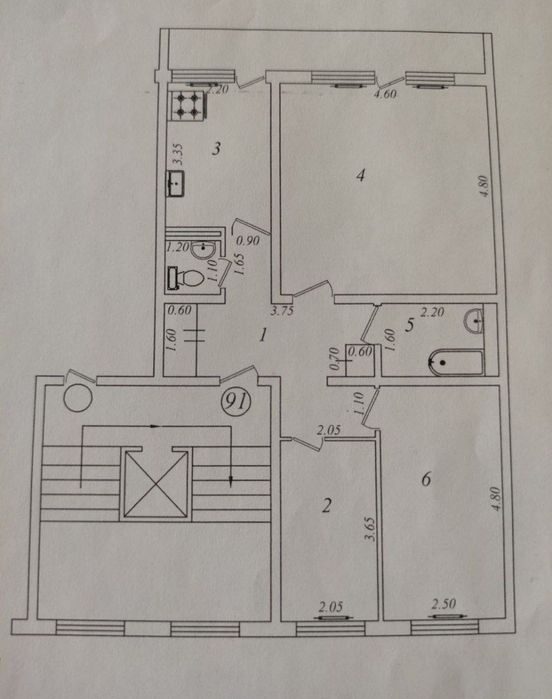 3-room apartment, 72 m², Tashkent, Yunusabad District, for sale