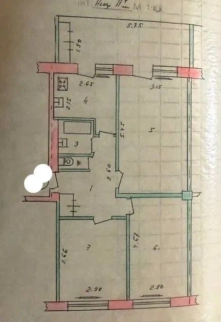 3-room apartment, 72 m², Tashkent, Yunusabad District, for sale