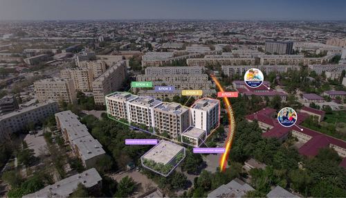2-xonali kvartira, 69 m²