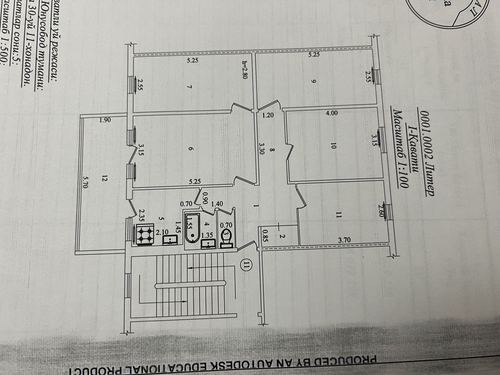 5-xonali kvartira, 97 m²
