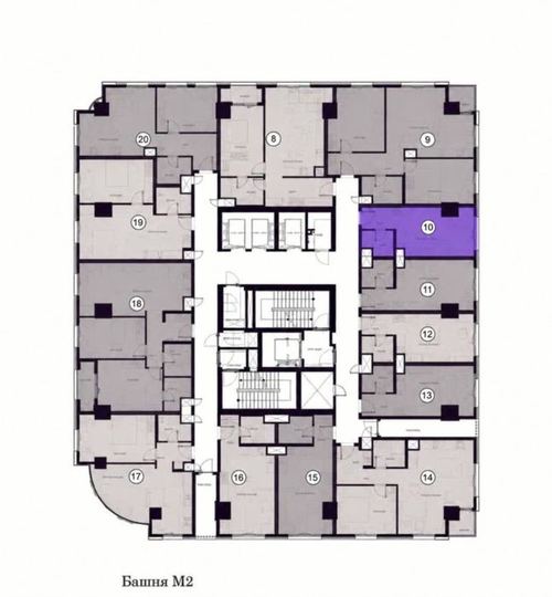 1-xonali kvartira, 25 m²