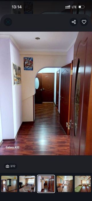 3-комнатная квартира, 92 м²
