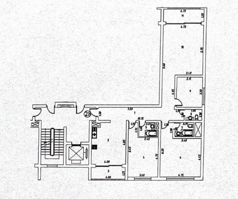4-room apartment, 142 m², Tashkent, Yakkasaray District, for sale