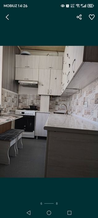 2-room apartment, 51 m², Chirchik, for sale