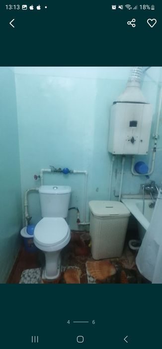1-комнатная квартира, 39 м², Чирчик, в аренду