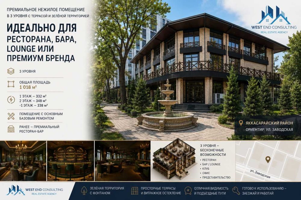 Коммерческое здание под любой бизнес | 1 150 м² | ул. Заводская